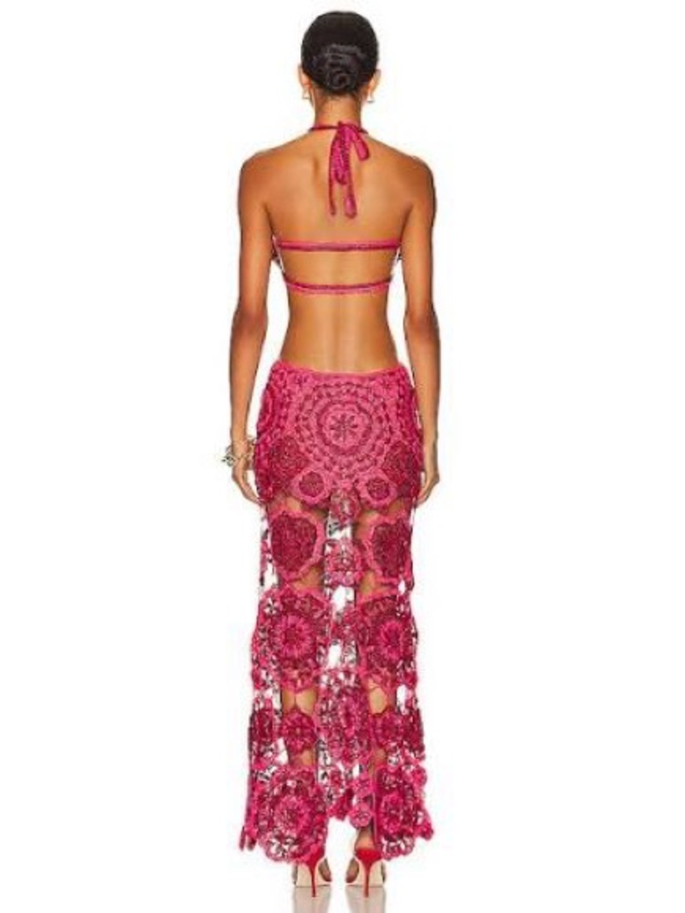 Cult Gaia Accalia Crochet Gown - Picture 4 of 9